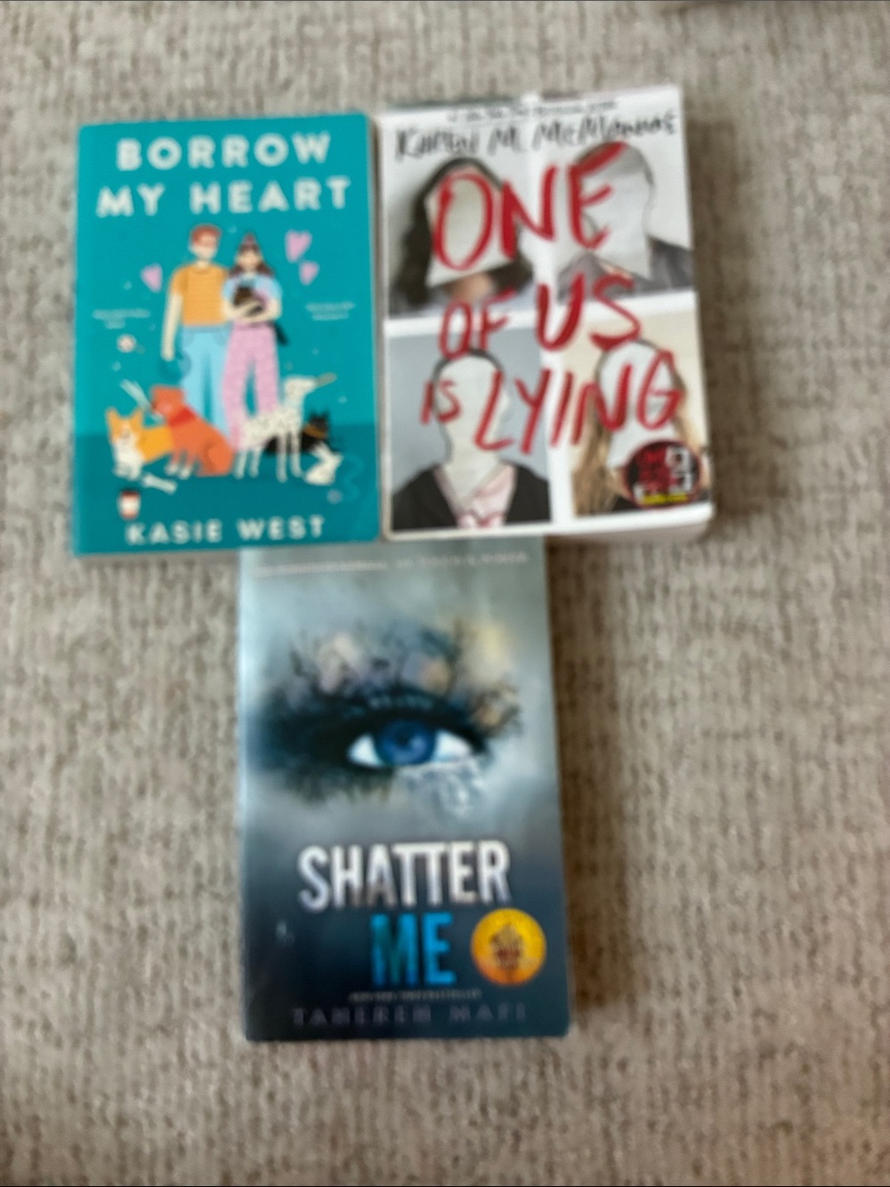 Set of 3 Young Adult Books